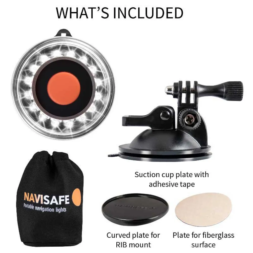 Купить Navisafe 64257 Присоска 360° свет White / Black 15x15x10 7ft.ru в интернет магазине Семь Футов
