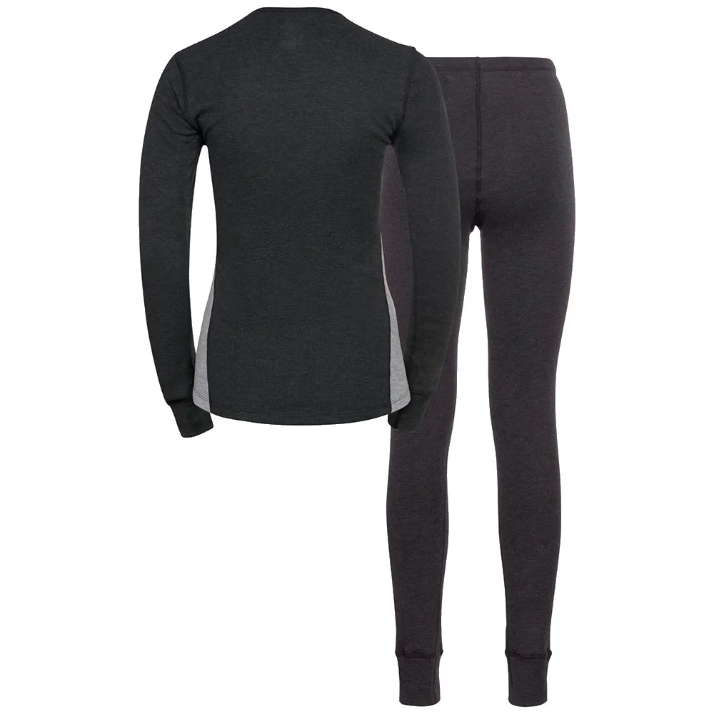 Купить Odlo 196701-10793-xl Комплект термобелья с длинным рукавом Active Warm Special Dark Grey Melange / Grey Melange 30x22x4 7ft.ru в интернет магазине Семь Футов