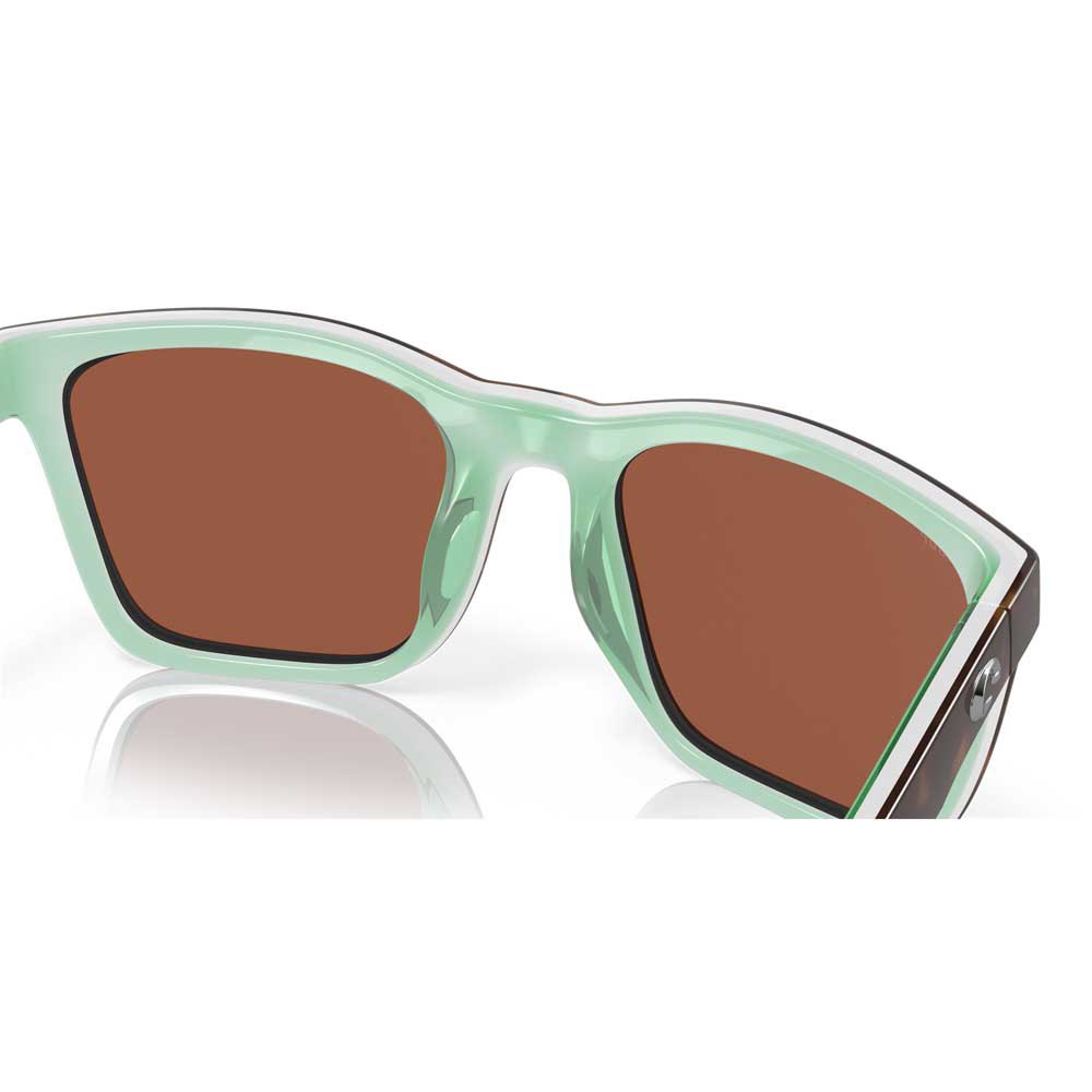 Купить Costa 06S9037-90370156 поляризованные солнцезащитные очки Panga Shiny Tort/White/Seafoam Copper 580P/CAT2 7ft.ru в интернет магазине Семь Футов