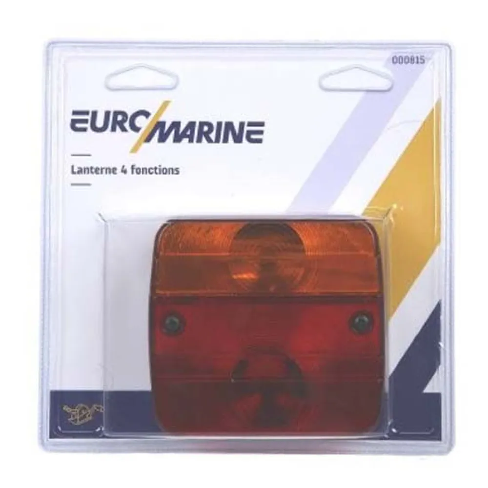 Купить Euromarine 815 4-функциональный фонарь для прицепа Red 10x19x19 108 x 103 x 52 mm 7ft.ru в интернет магазине Семь Футов
