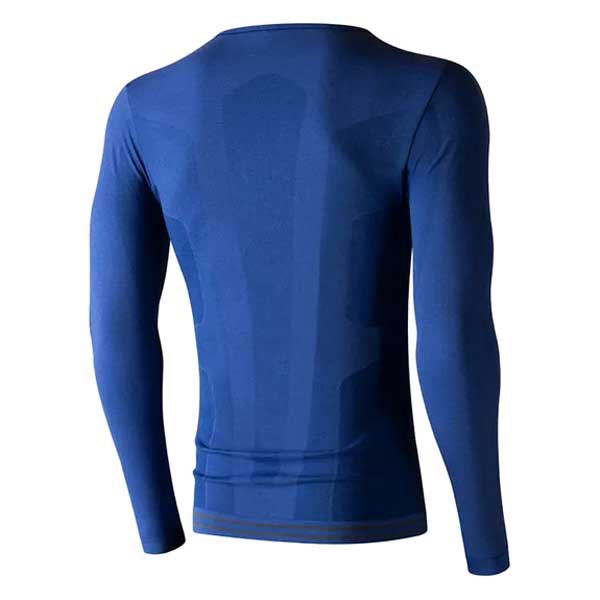 Купить Lenz 293-30-S Базовый слой с длинным рукавом Merino 6.0 Round Neck Голубой Blue S 7ft.ru в интернет магазине Семь Футов