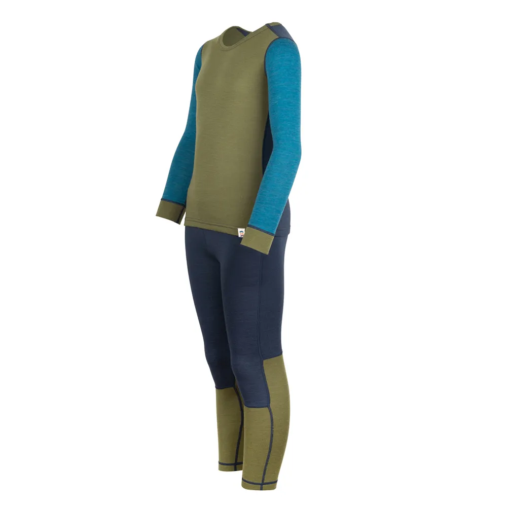 Купить Trollkids 644-355-164 Набор базовых слоев Merino II Pine Green / Dark Marine Blue 25x15x10 15-16 Years 7ft.ru в интернет магазине Семь Футов