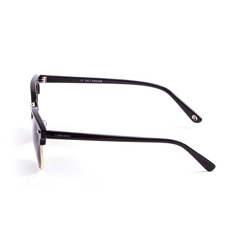 Купить Ocean sunglasses 70001.1 поляризованные солнцезащитные очки Mr Bratt Shiny Black / Blue 7ft.ru в интернет магазине Семь Футов