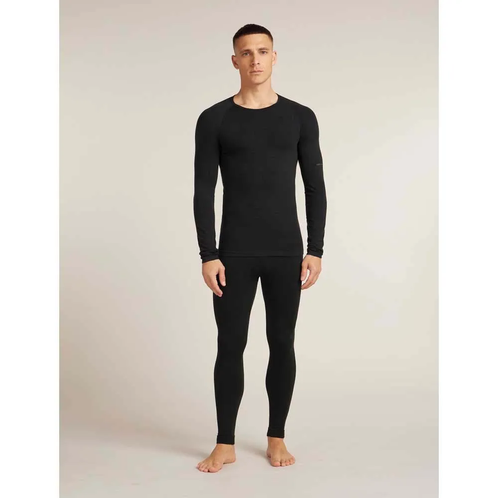 Купить Icebreaker 0a571h001/m Базовый слой с длинным рукавом Merino Blend 260 ZoneKnit™ Seamless Crewe Black 30x25x2 7ft.ru в интернет магазине Семь Футов