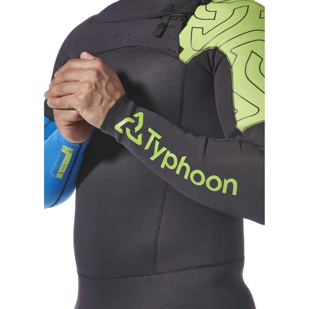 Купить Typhoon p203232 Неопреновый гидрокостюм мокрого типа Performance 3-2 mm Graphite / Bolt / Lime 45x35x10 L 7ft.ru в интернет магазине Семь Футов