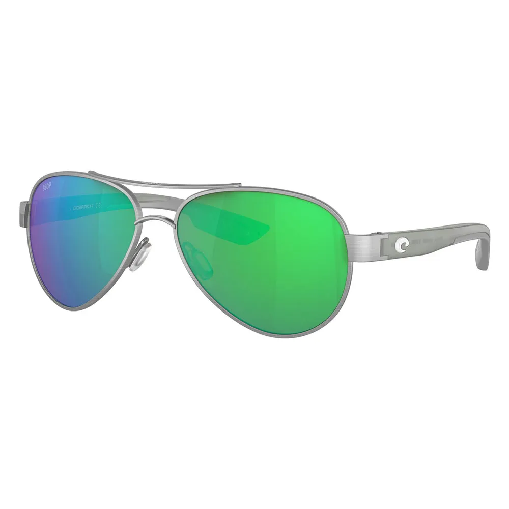 Купить Costa 06S4006-40060956 Поляризованные солнцезащитные очки Loreto Mirror Oc Ocearch Silver Green Mirror 580P/CAT2 7ft.ru в интернет магазине Семь Футов