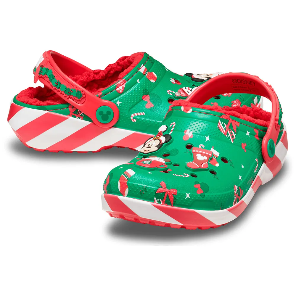 Купить Crocs 210815-90h-c4 Деревянные башмаки Mickey Xmas Lined Classic Multi 35x25x15 EU 19 7ft.ru в интернет магазине Семь Футов