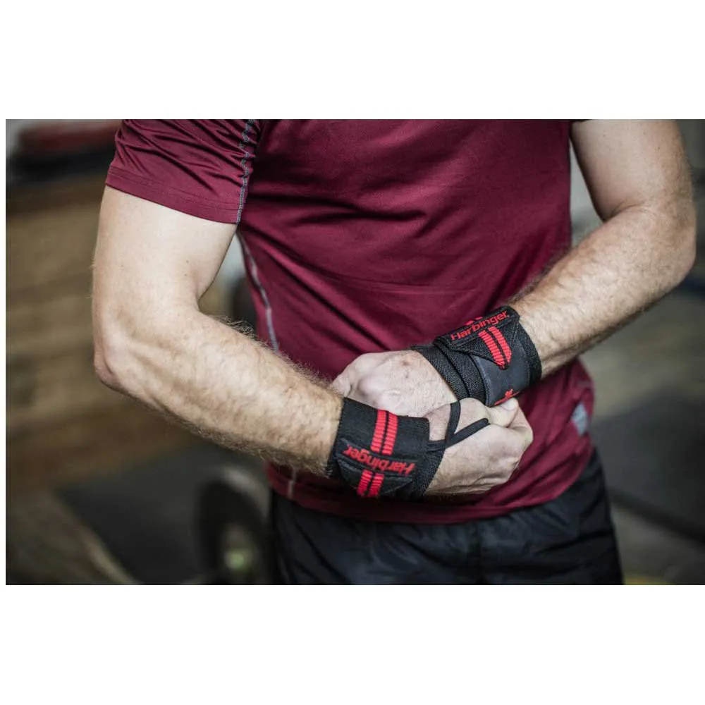 Купить Harbinger 360548-redlinewristwrap Напульсник Red Line Black / Red 15x10x8 7ft.ru в интернет магазине Семь Футов