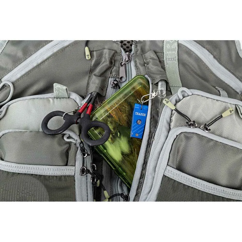 Купить Traper fly 81346 Жилет Combo Active Серый  Grey 7ft.ru в интернет магазине Семь Футов