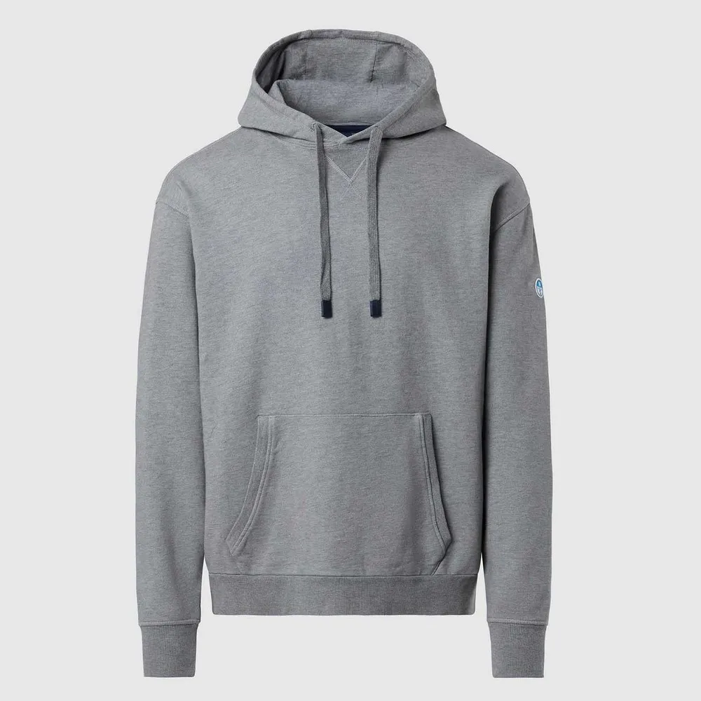 Купить North sails 691262-0928-xxl Толстовка с капюшоном Logo 691262 Medium Grey Melange 40x30x12 2XL 7ft.ru в интернет магазине Семь Футов
