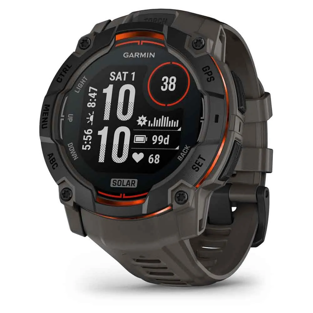 Купить Garmin 010-02935-00 Часы Instinct 3 50 mm Solar Черный  Black / Carbon 7ft.ru в интернет магазине Семь Футов