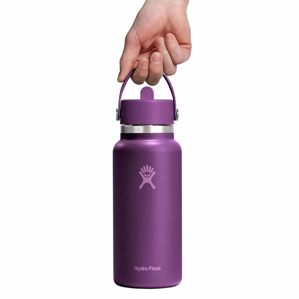 Купить Hydro flask w32cfs526 термос Wide Flex 947ml Beachplum Purple / Straw Cap 20x10x10 7ft.ru в интернет магазине Семь Футов