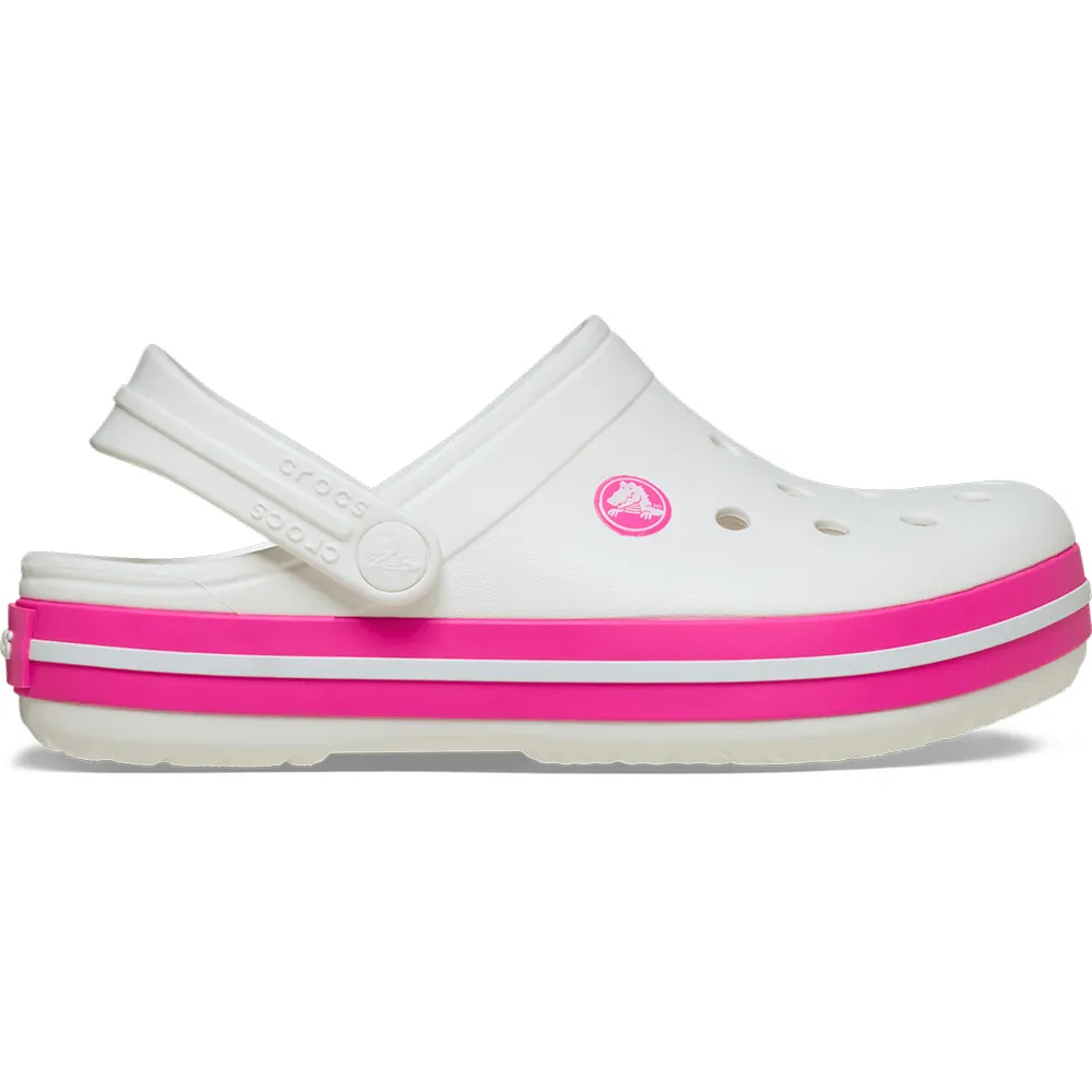 Купить Crocs 207006-6wu-j4 Деревянные башмаки Band White / Pink Crush 35x25x15 EU 36 7ft.ru в интернет магазине Семь Футов