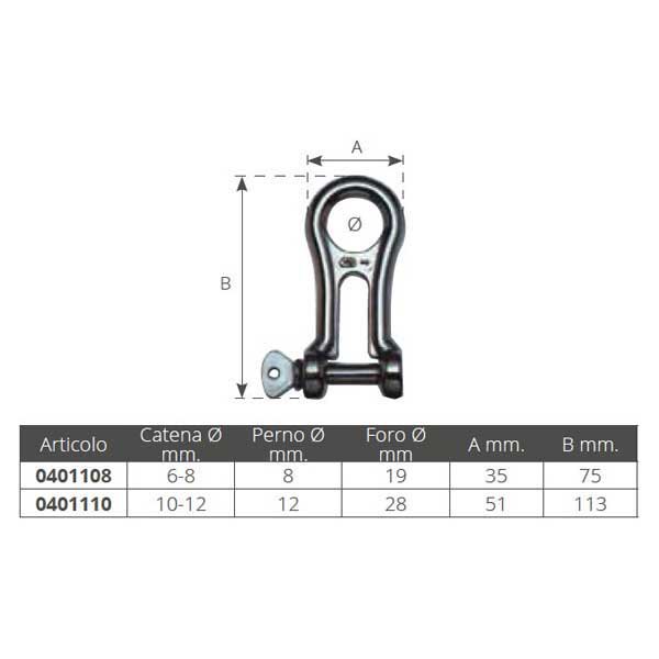 Купить Kong italy 401110 4011 Сережка  Grey 10-12 mm  7ft.ru в интернет магазине Семь Футов