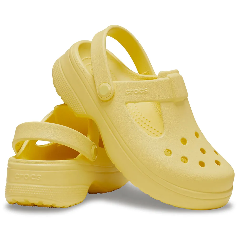 Купить Crocs 210616-78r-c10 Деревянные башмаки Classic Mary Jane T Daylily 35x25x15 EU 27 7ft.ru в интернет магазине Семь Футов