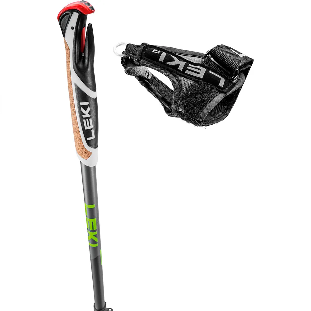 Купить Leki 65326142 трости Spin Shark SL Серебристый  Silvergrey / Dark Anthracite / Lime 100-130 cm 7ft.ru в интернет магазине Семь Футов