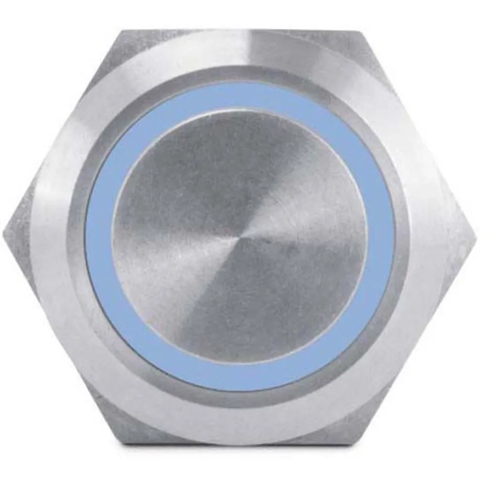 Купить Sierra 11-AV10040B Кнопочный переключатель Halo AV10040 10A Серебристый Silver / Blue 7ft.ru в интернет магазине Семь Футов