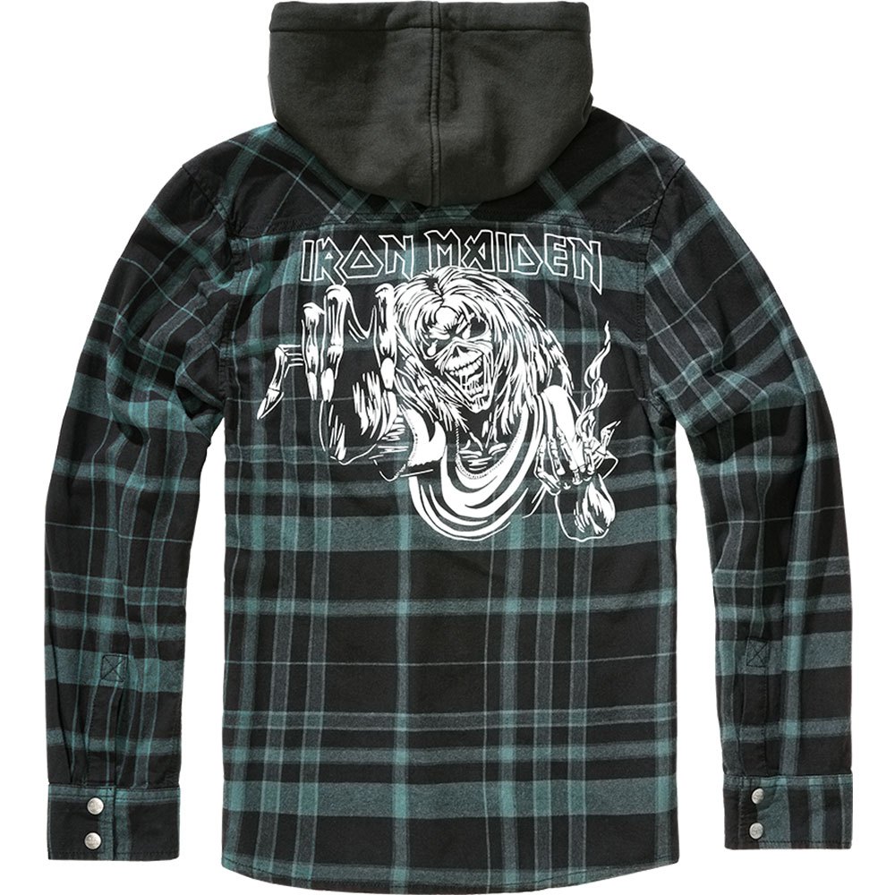 Купить Brandit 61048-77-XL Толстовка с капюшоном Iron Maiden Eddy Черный Black / Green XL 7ft.ru в интернет магазине Семь Футов