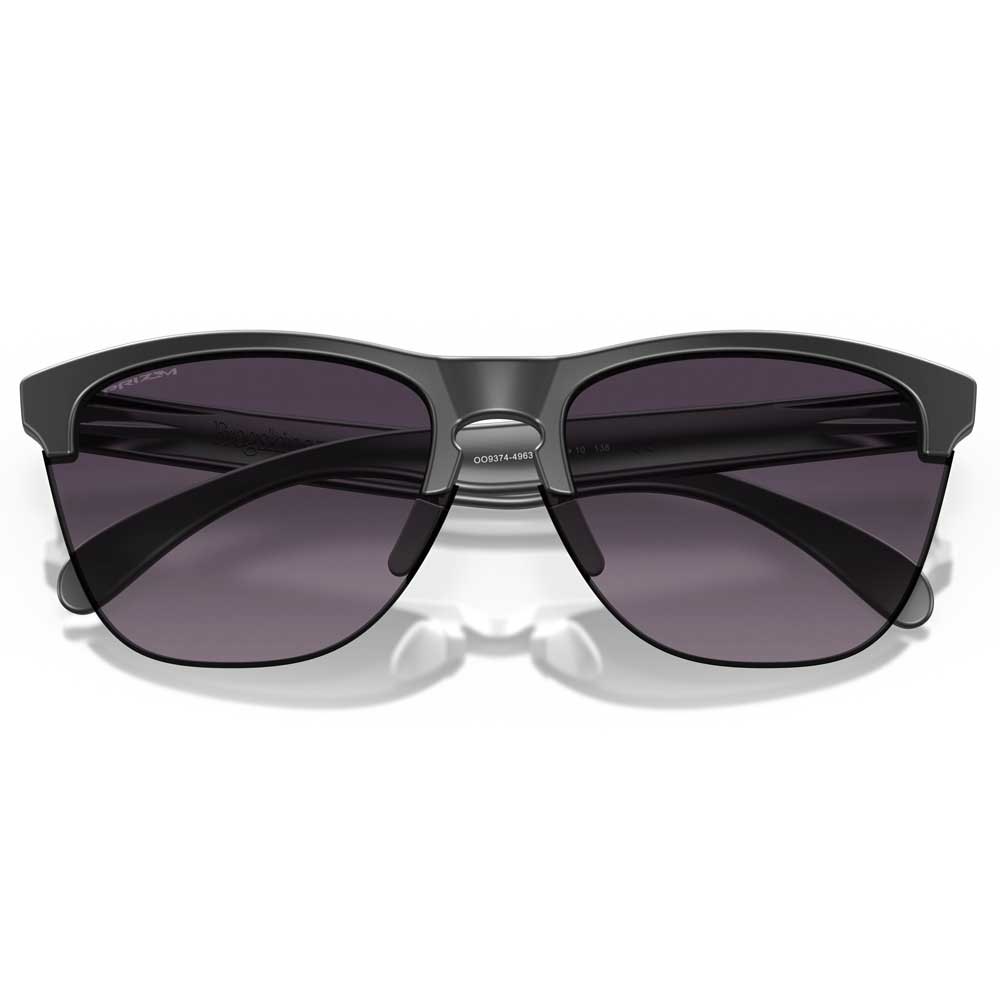 Купить Oakley OO9374-4963 Frogskins Lite Prizm Солнцезащитные Очки Matte Black Prizm Gradient Grey/CAT3 7ft.ru в интернет магазине Семь Футов