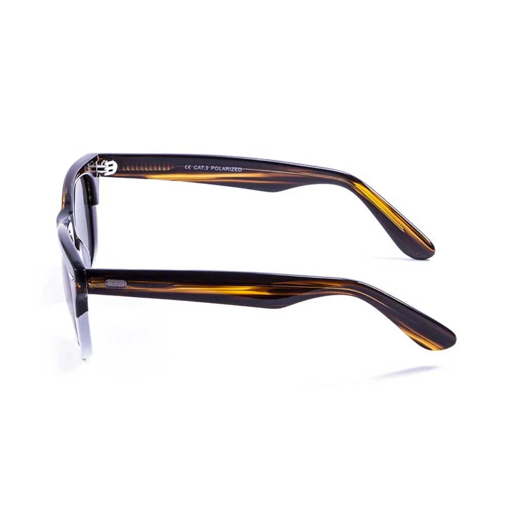 Купить Ocean sunglasses 59000.0 поляризованные солнцезащитные очки Lowers Коричневый Brown / White / Smoke 7ft.ru в интернет магазине Семь Футов