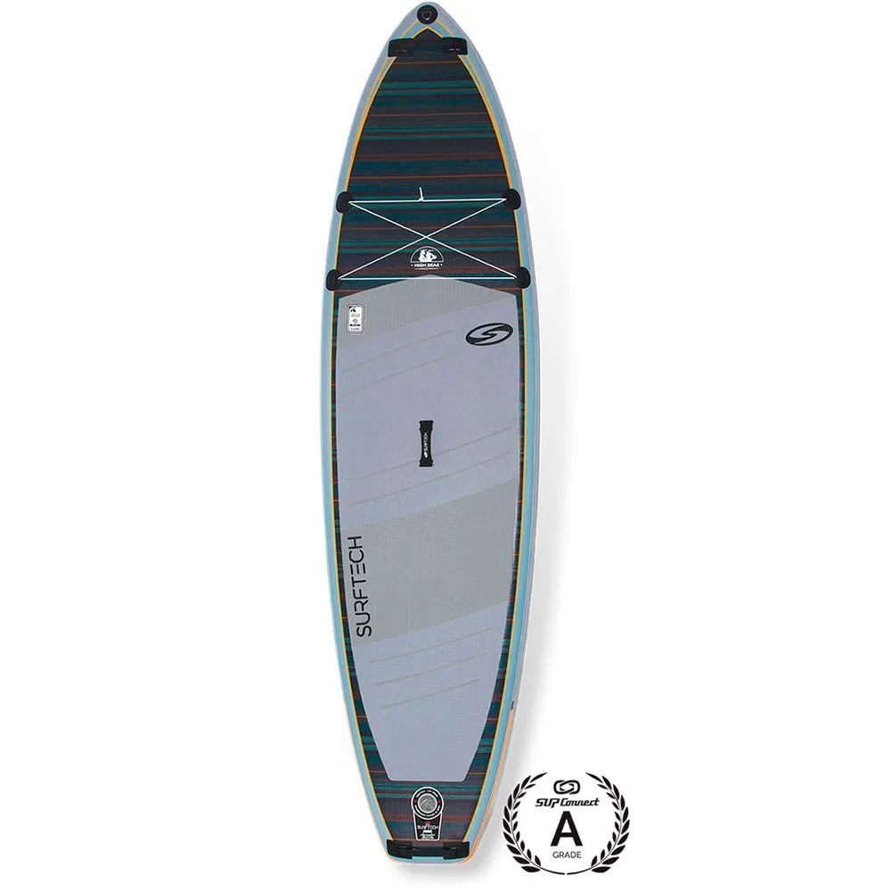 Купить Surftech sh-stat-hs1008-201 Надувная доска для падлбординга High Seas Air Travel Blue / White 170x40x40 7ft.ru в интернет магазине Семь Футов