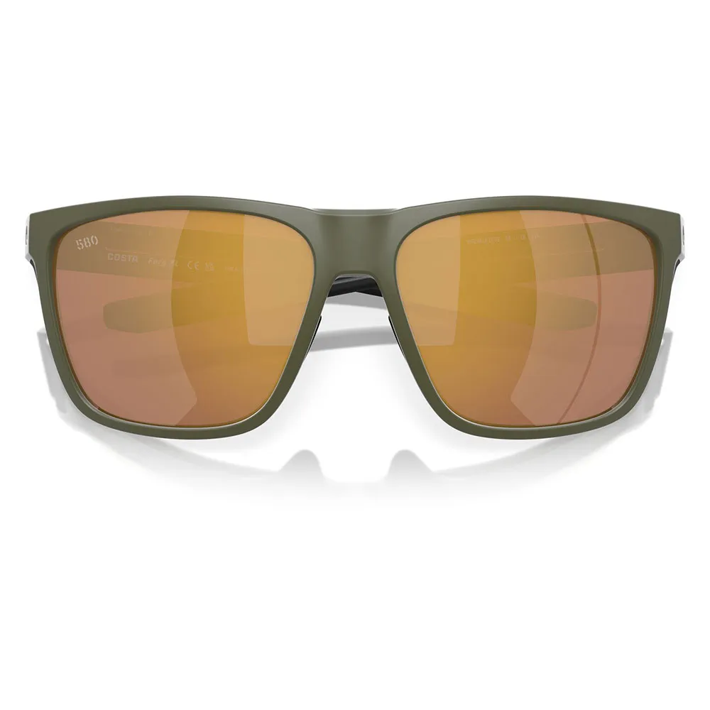 Купить Costa 06S9012-90121662 поляризованные солнцезащитные очки Ferg xl Matte Olive Gold Mirror 580G/CAT3 7ft.ru в интернет магазине Семь Футов