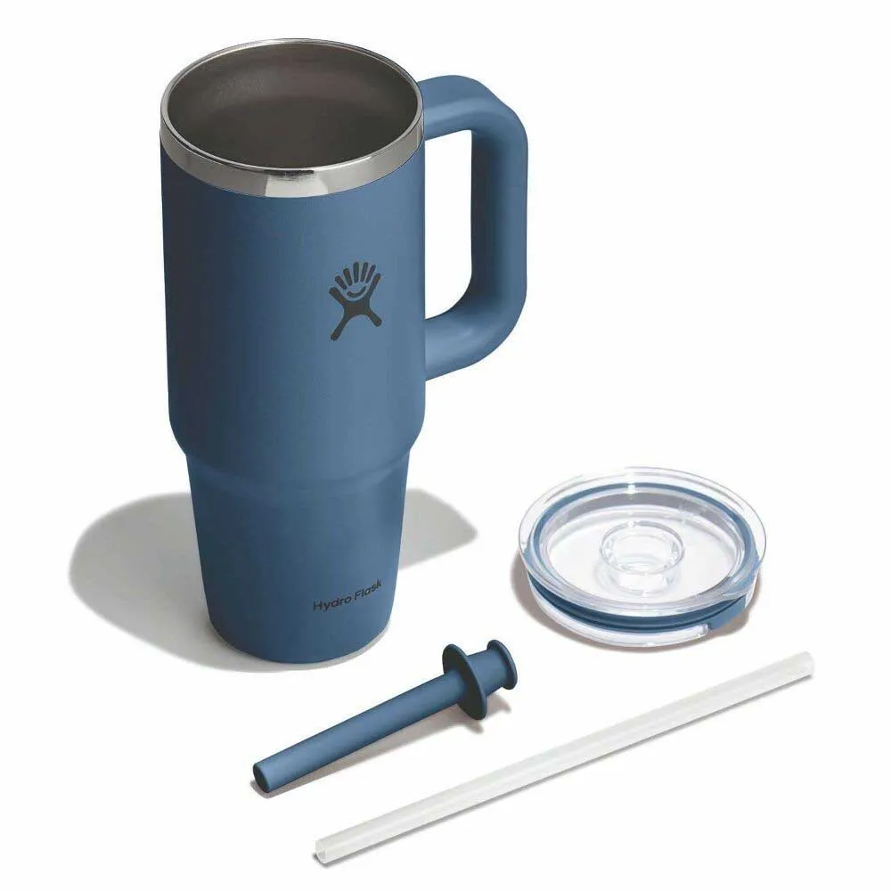 Купить Hydro flask tt24pscc384 термокружка Travel Tumbler Clear-24 Oz Harbor Blue 20x10x10 7ft.ru в интернет магазине Семь Футов