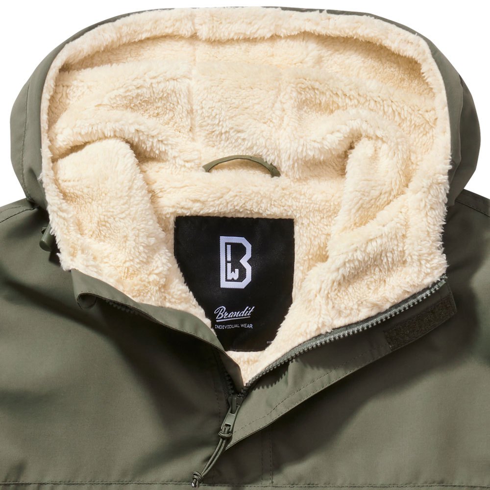 Купить Brandit 3173-1-L Куртка Sherpa Зеленый  Olive L 7ft.ru в интернет магазине Семь Футов