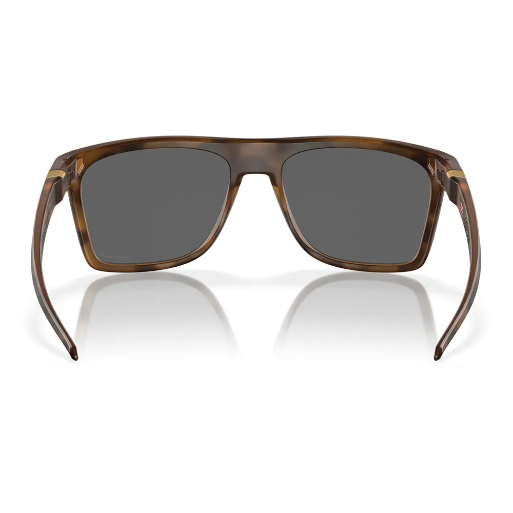 Купить Oakley OO9100-1857-57 поляризованные солнцезащитные очки Leffingwell Matte Brown Tortoise Prizm Black Polar/CAT3 7ft.ru в интернет магазине Семь Футов