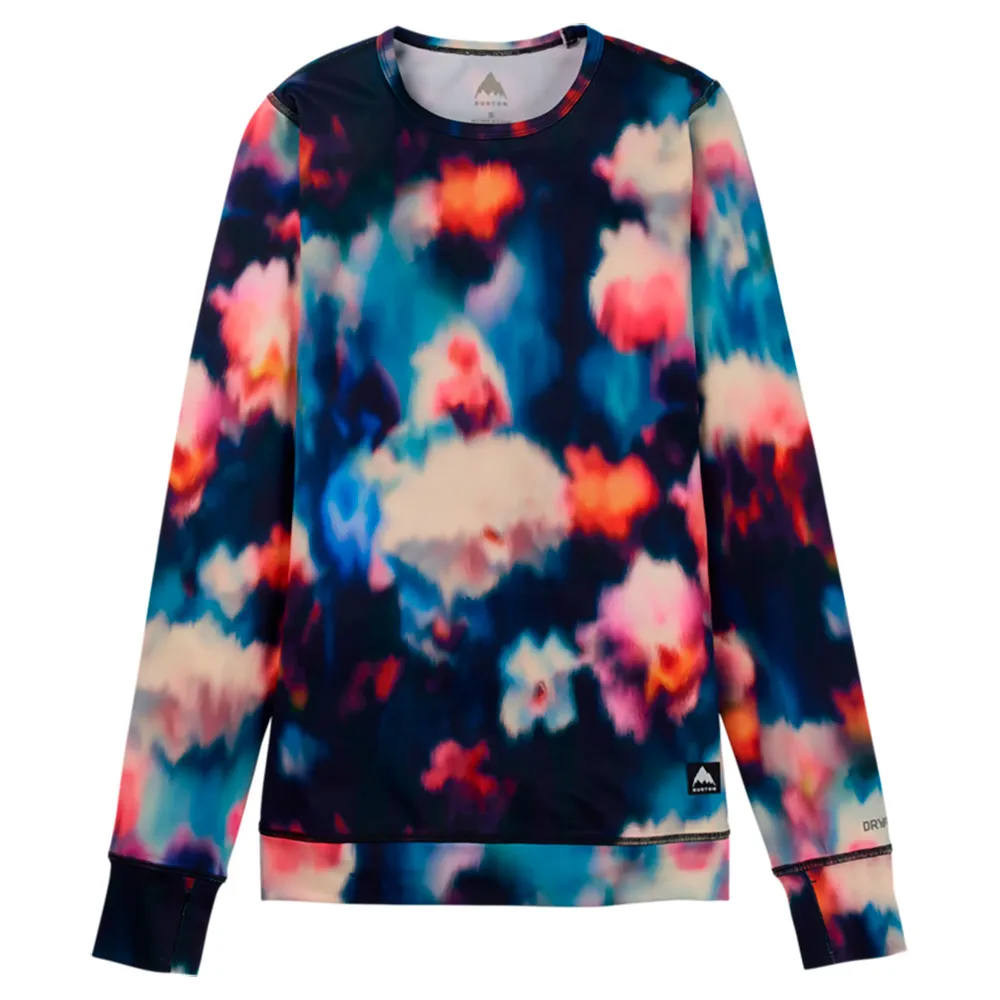 Купить Burton 102591bezhrg-xs Базовый слой с длинным рукавом Midweight Crew Floral Blur 30x25x2 7ft.ru в интернет магазине Семь Футов