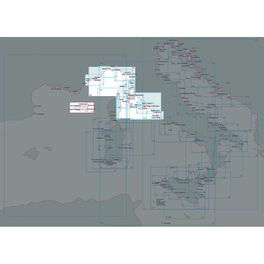 Купить Istituto idrografico 100003 Portofino-San Rossore Морские карты 7ft.ru в интернет магазине Семь Футов