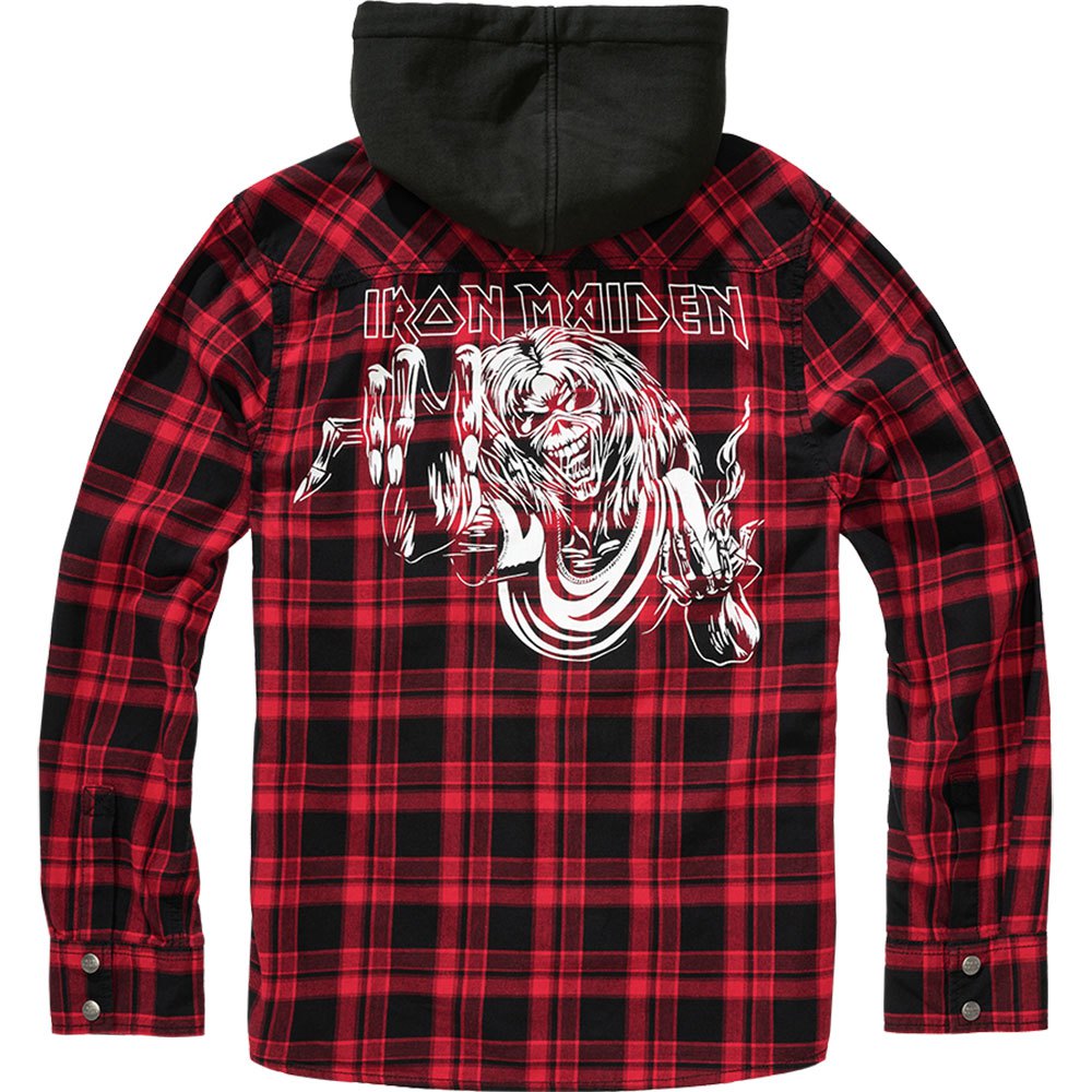 Купить Brandit 61048-220-S Толстовка с капюшоном Iron Maiden Eddy Красный Dark Red / Black S 7ft.ru в интернет магазине Семь Футов