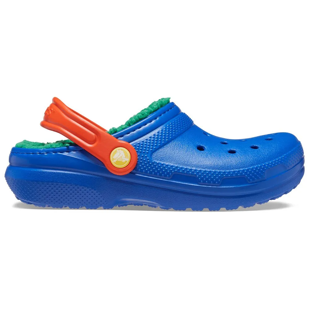 Купить Crocs 207010-4lb-j1 Деревянные башмаки Classic Lined Blue Bolt / Multi 35x25x15 EU 32 7ft.ru в интернет магазине Семь Футов