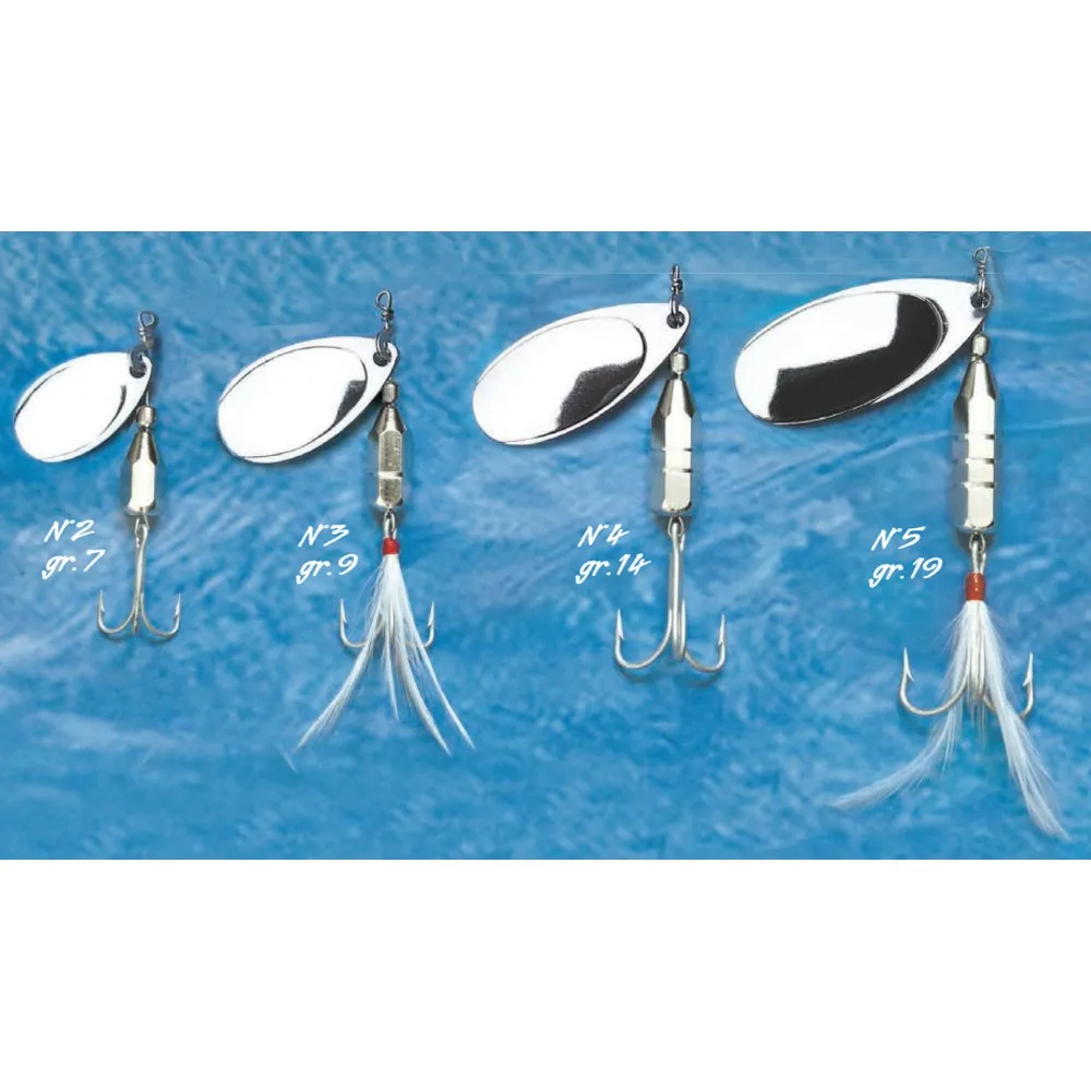 Купить Ilba 7022535270126 Ложка-приманка Mariner Feather 2 7g  Silver 7ft.ru в интернет магазине Семь Футов