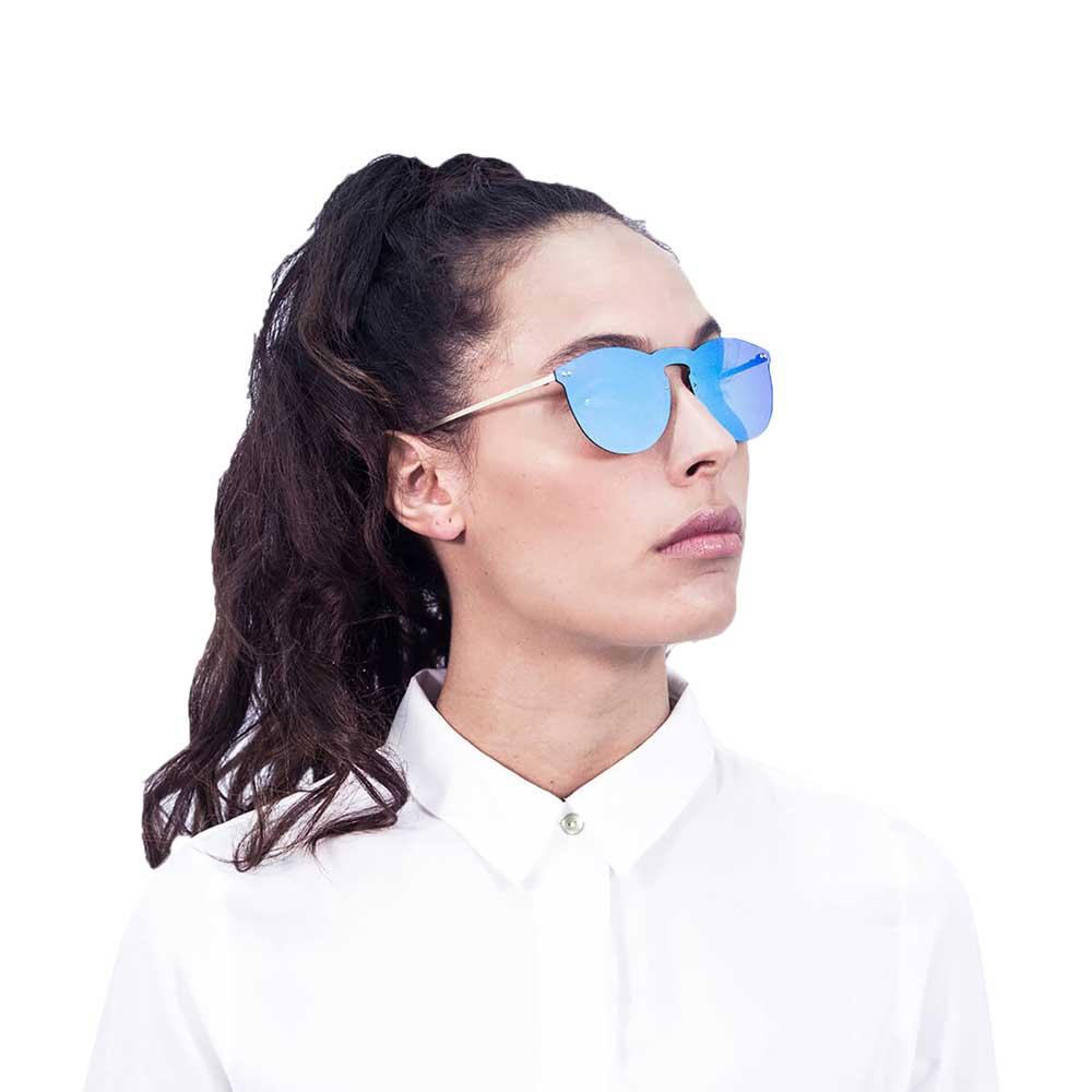 Купить Ocean sunglasses 20.1 поляризованные солнцезащитные очки Berlin Space Flat Revo Blue Metal Gold Temple/CAT3 7ft.ru в интернет магазине Семь Футов