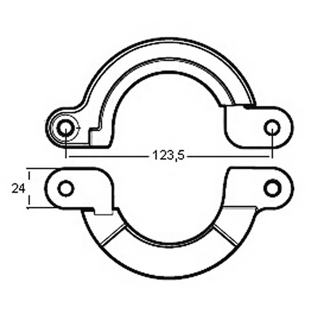 Купить Tecnoseal 2626719A Yanmar SD 20-30-40-50-60HP Анод из алюминиевого воротника  Silver 7ft.ru в интернет магазине Семь Футов