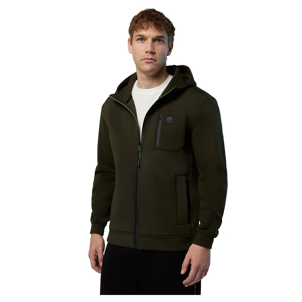 Купить North sails 691274-0440-XS Толстовка на молнии Pocket Коричневый Forest Green XS 7ft.ru в интернет магазине Семь Футов
