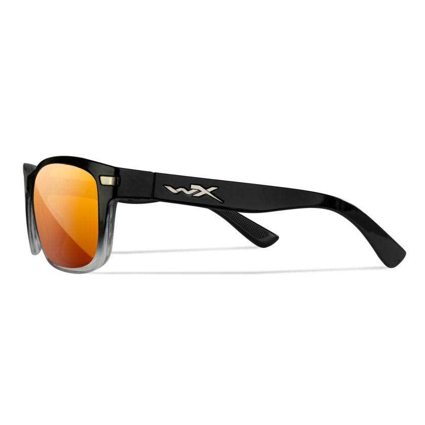 Купить Wiley x AC6HLX04-UNIT поляризованные солнцезащитные очки Helix Bronze Mirror / Copper / Gloss Black Fade To Clear Crystal 7ft.ru в интернет магазине Семь Футов