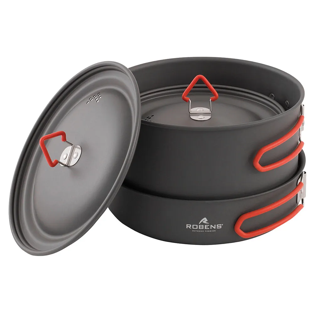 Купить Robens 690367 Набор посуды Basecamp Pro Ceramic XL  Black 7ft.ru в интернет магазине Семь Футов