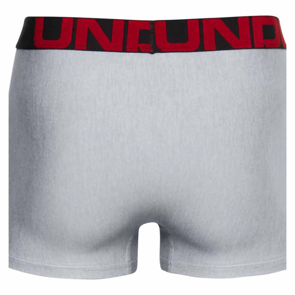 Купить Under armour 1363618-011-SM Боксёр Tech 3´´ Boxerjock 2 Единицы Серый Mod Gray Light Heather / Jet Gray Light Heather S 7ft.ru в интернет магазине Семь Футов