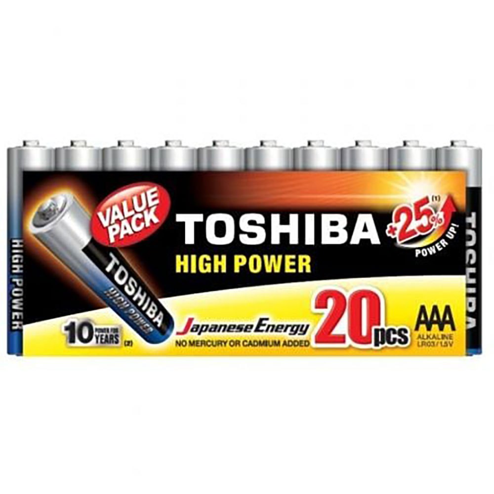 Купить Toshiba R03ATPACK20 LR03 Щелочная батарея 20 единицы Silver 7ft.ru в интернет магазине Семь Футов