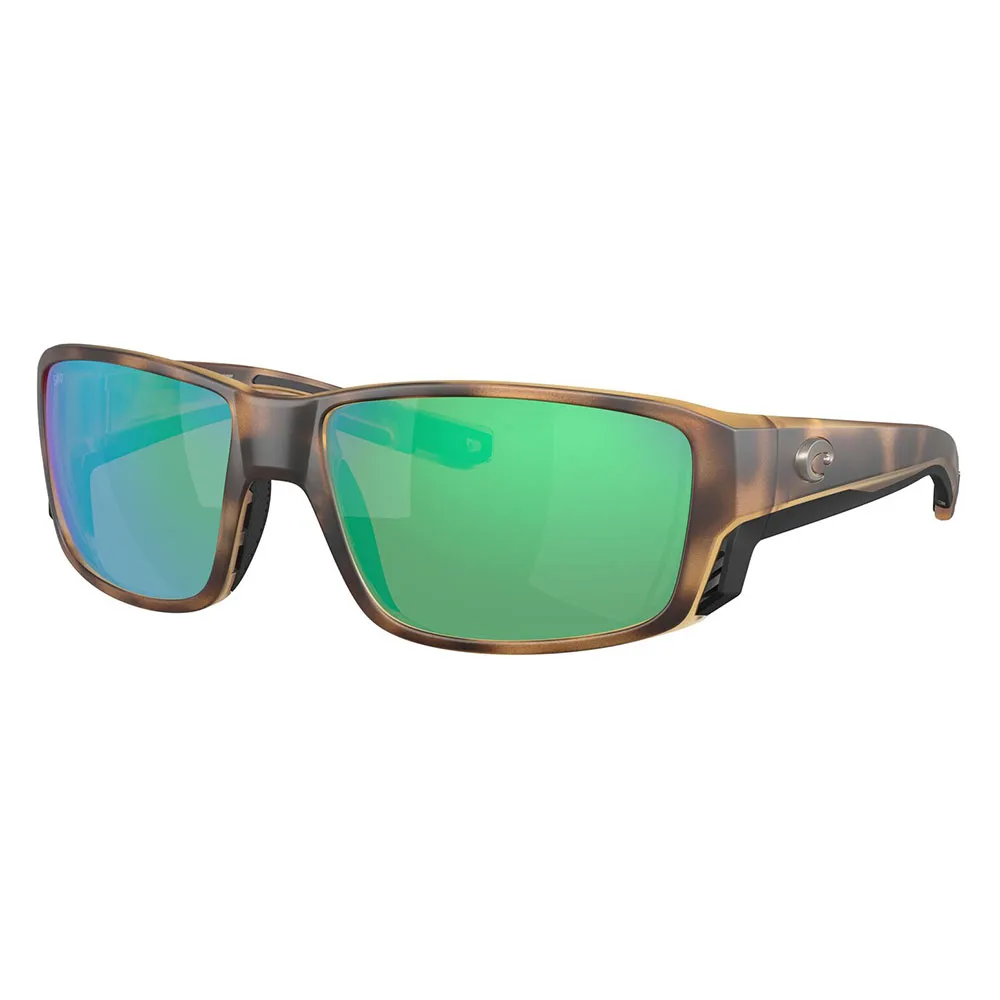 Купить Costa 06S9105-91051560 поляризованные солнцезащитные очки Tuna alley pro Matte Tortoise Green Mirror 580G/CAT3 7ft.ru в интернет магазине Семь Футов