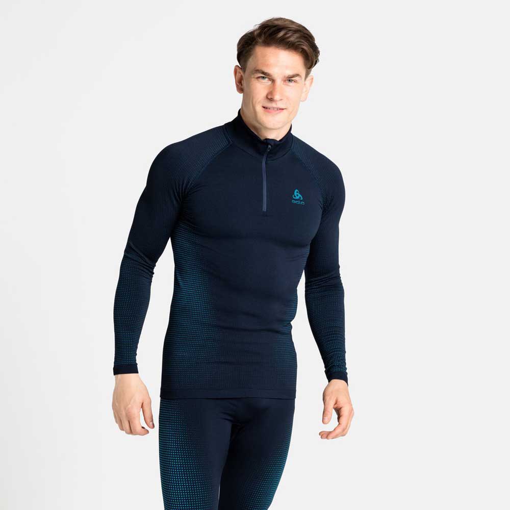 Купить Odlo 196222-20828-XXL Базовый слой с длинным рукавом Top Turtle Neck Performa Голубой Dark Sapphire / Stunning Blue 2XL 7ft.ru в интернет магазине Семь Футов