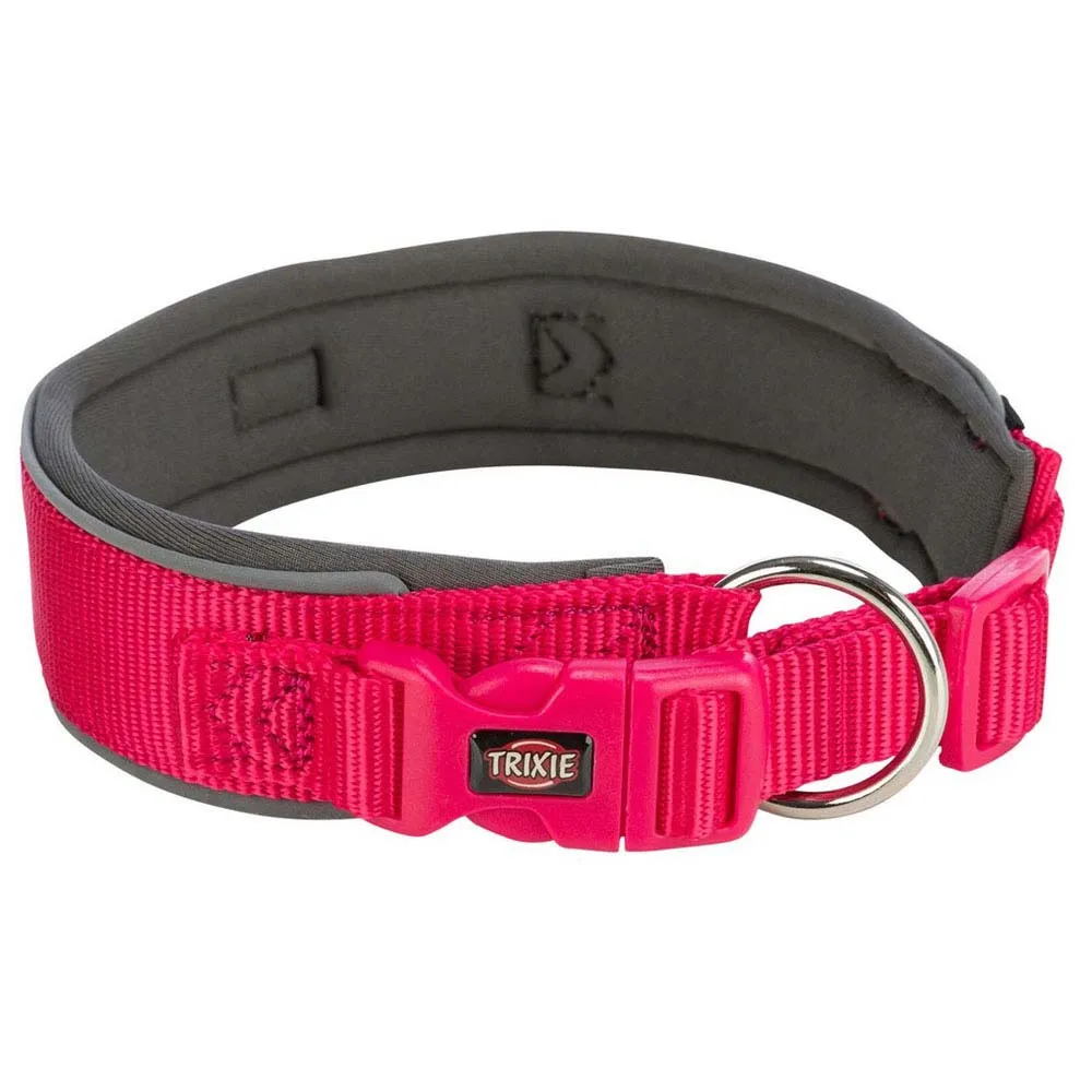 Купить Trixie 1995811 ошейник для собак Premium  Fuchsia / Graphite L 7ft.ru в интернет магазине Семь Футов