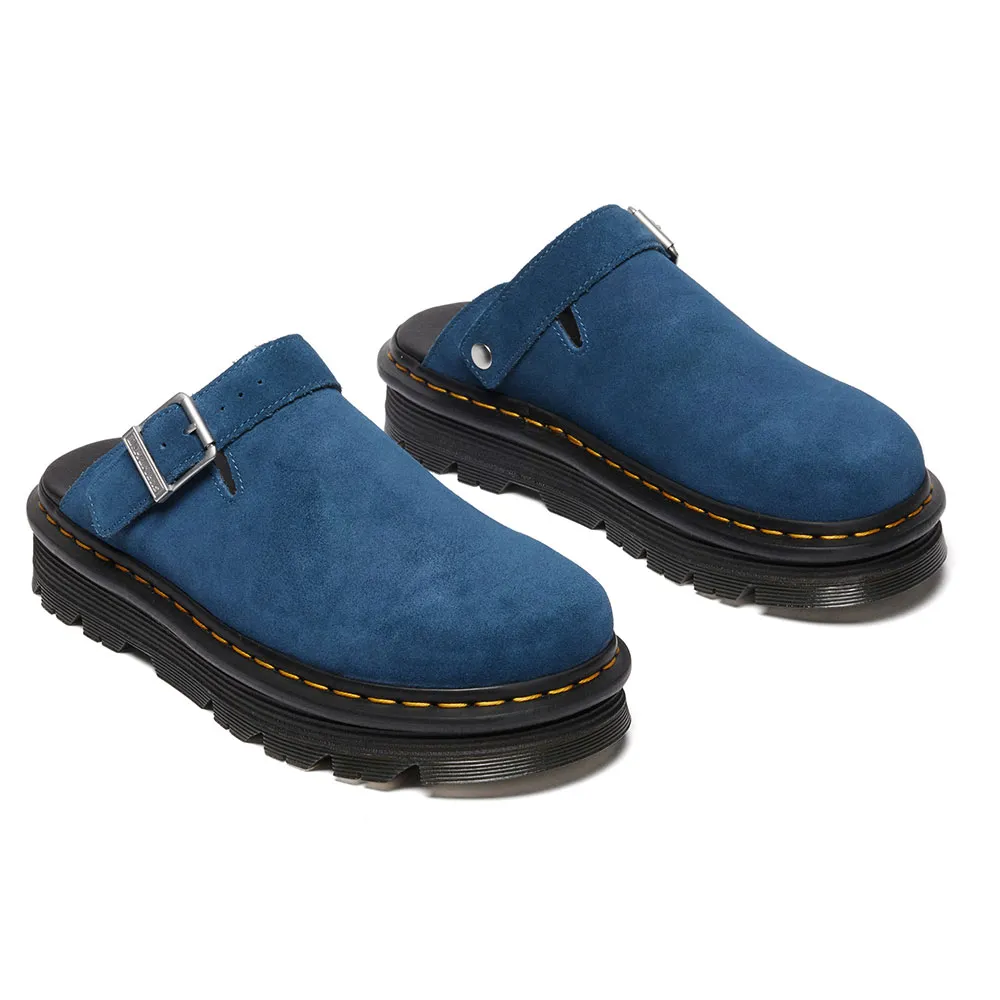 Купить Dr martens 3193-7401-065 Деревянные башмаки Zebzag Mule Neptune Blue 35x25x15 EU 40 7ft.ru в интернет магазине Семь Футов