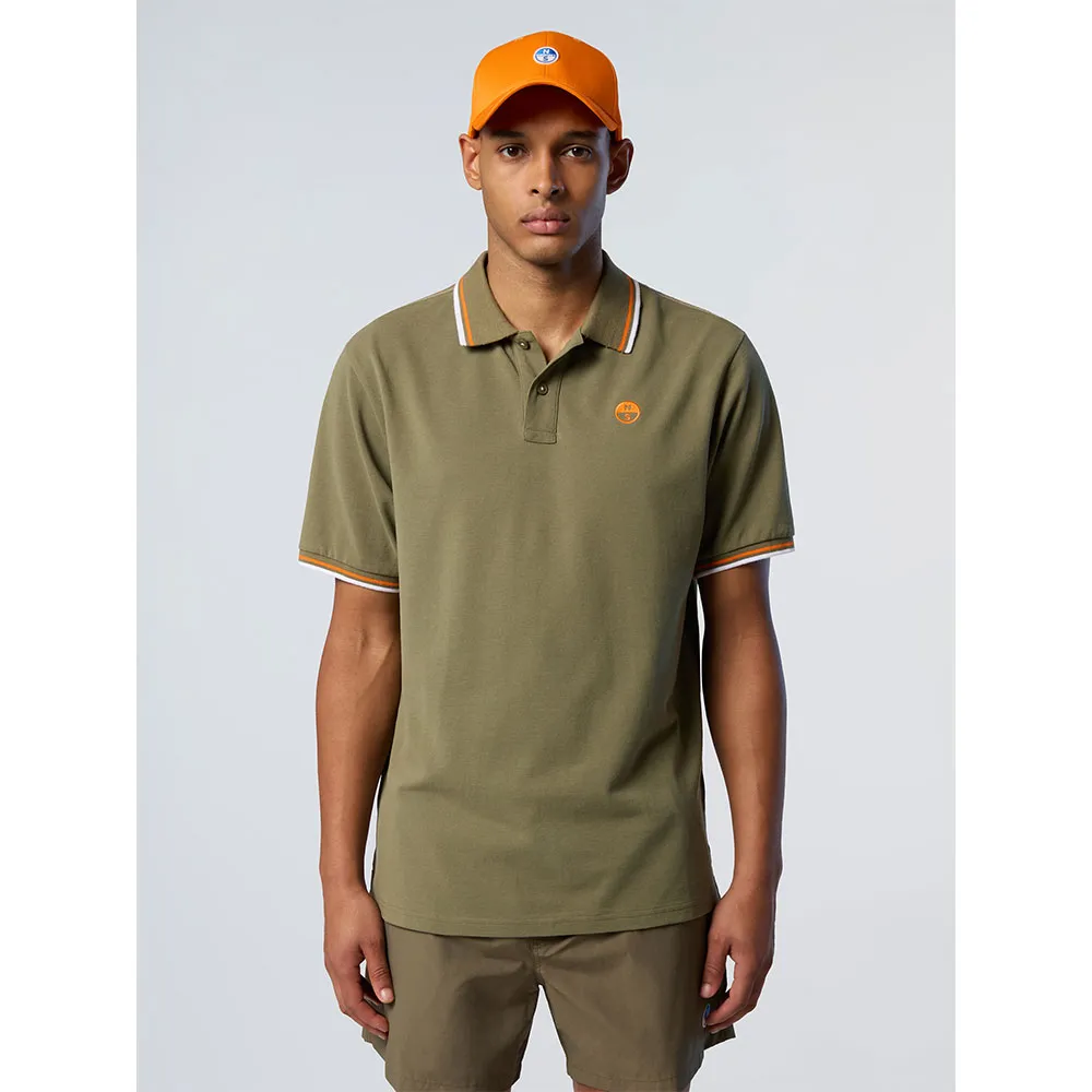 Купить North sails 692439-0421-XXL Поло с короткими рукавами Logo 692439 Коричневый Deep Green 2XL 7ft.ru в интернет магазине Семь Футов