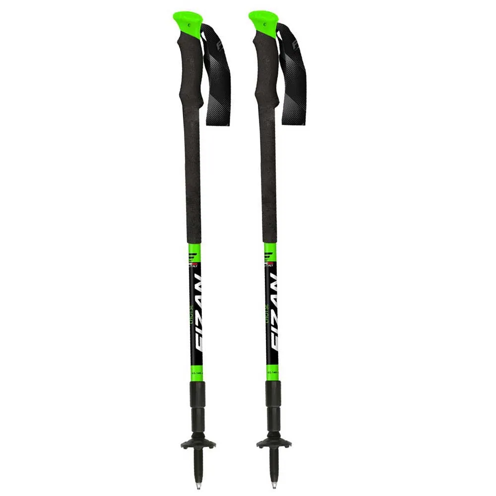 Купить Fizan FZS207506 трости Lhotse  Black / Green 65-140 cm 7ft.ru в интернет магазине Семь Футов