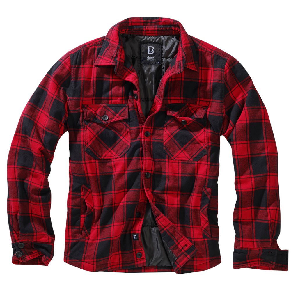 Купить Brandit 9478-41-6XL Куртка Lumberjack Красный  Red / Black 6XL 7ft.ru в интернет магазине Семь Футов