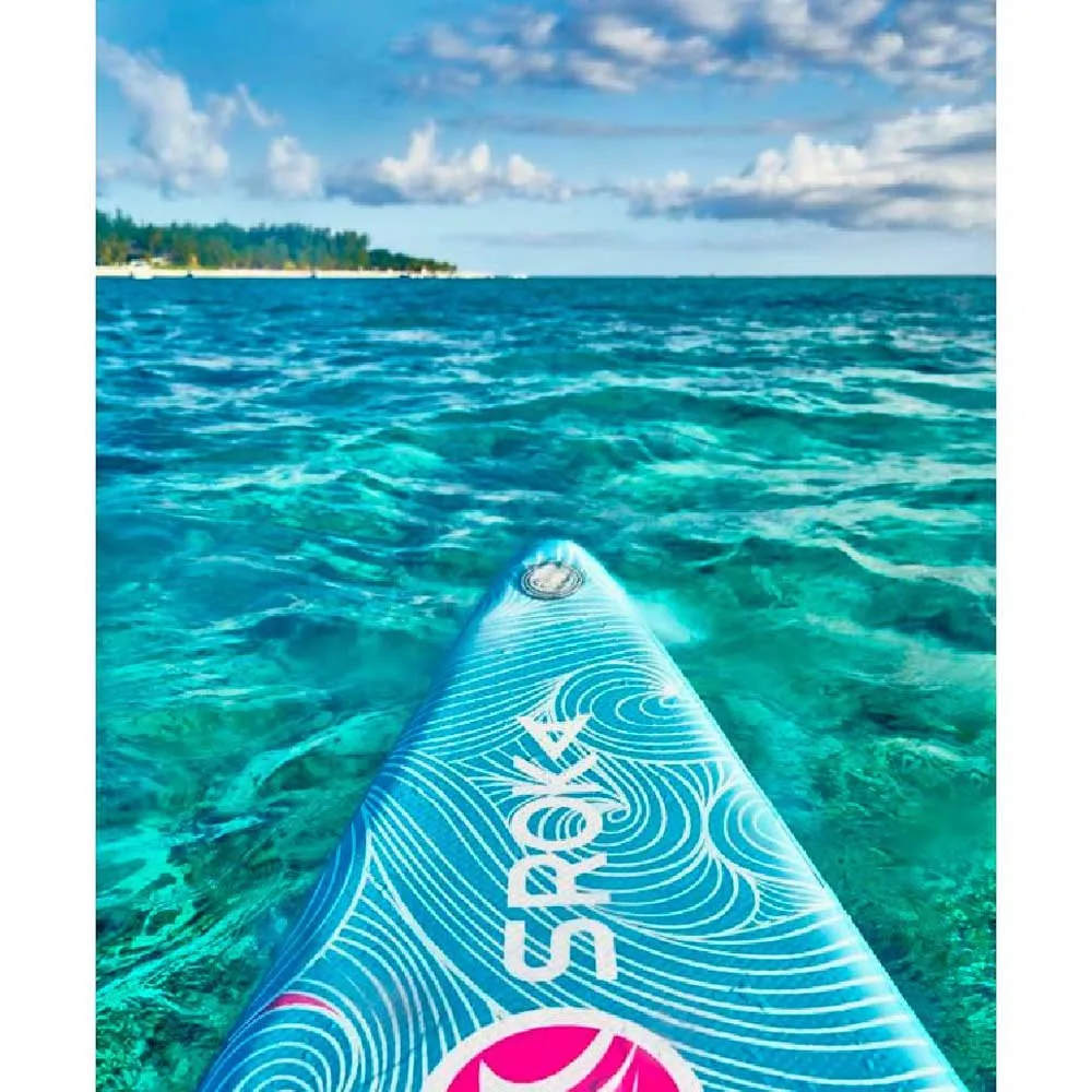 Купить Sroka 3760261740417 доска для падл-серфинга Girly 11´6 Turquoise / Pink 170x54x30 350 cm 7ft.ru в интернет магазине Семь Футов