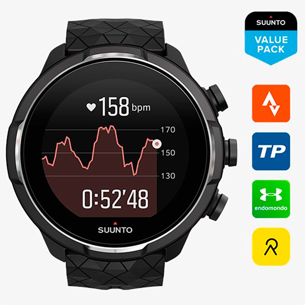 Купить Suunto SS050145000 9 Baro Titanium Черный  Black 7ft.ru в интернет магазине Семь Футов